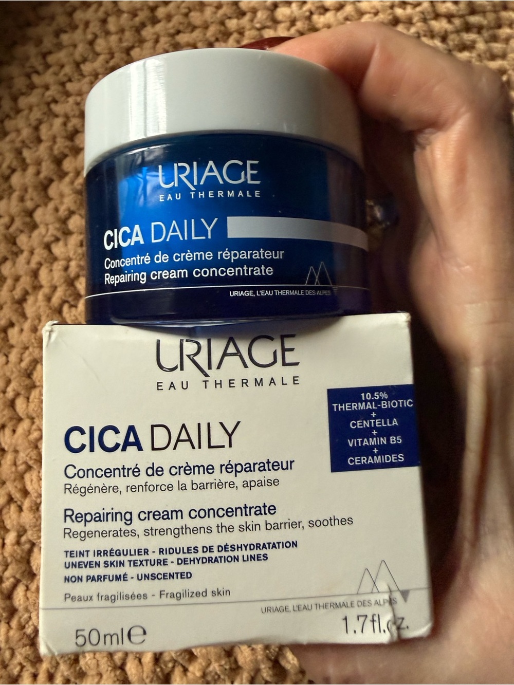 Cica Daily Repairing Cream Concentrate - Blue